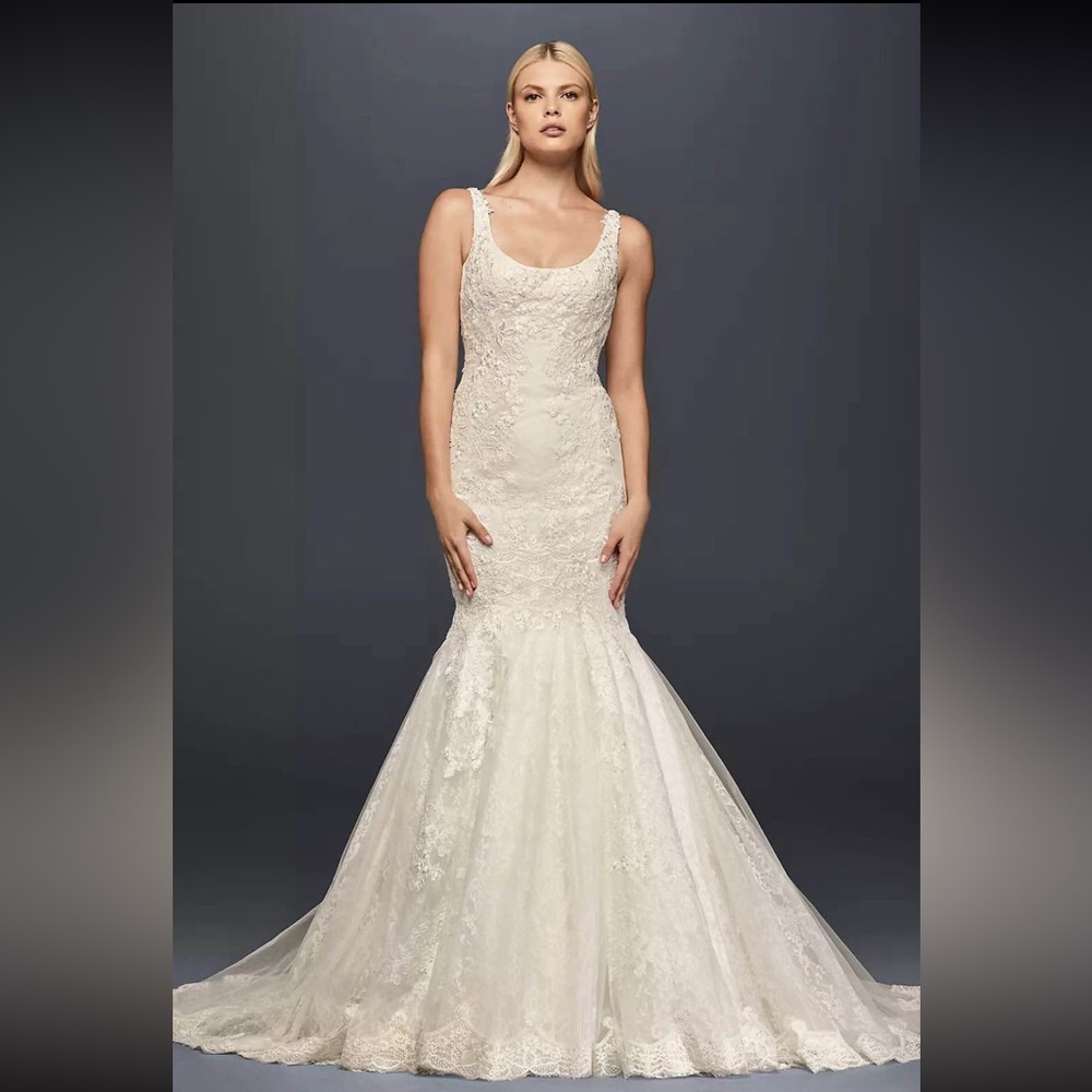 Wedding Dress Ivory Size 12 - Truly Zac Posen ZP341712